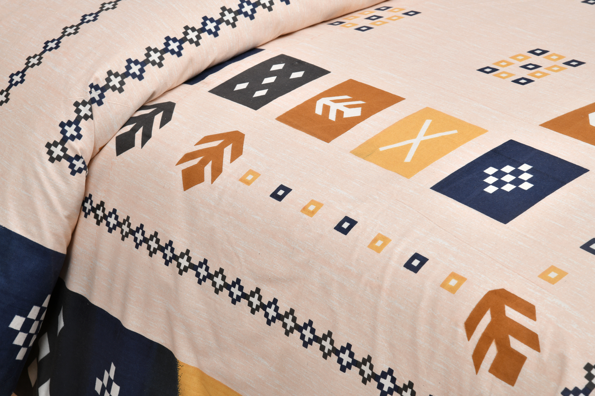 King Size Bedsheet. 100x108 inch approx. 1 Bedsheet 2 Pillow Covers.